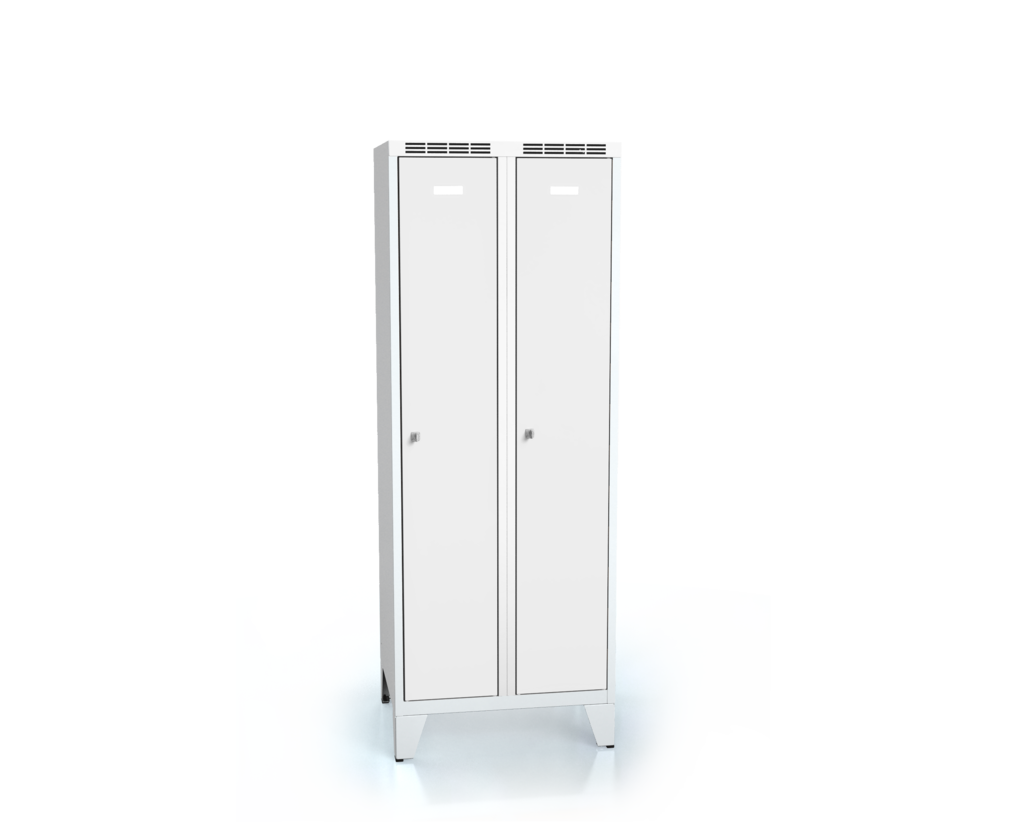 Cloakroom locker reduced height ALSIN with feet 1620 x 600 x 500